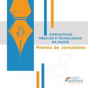 Imagem oficial do 1.º Prémio de Jornalismo na área dos Dispositivos Médicos, da APORMED.